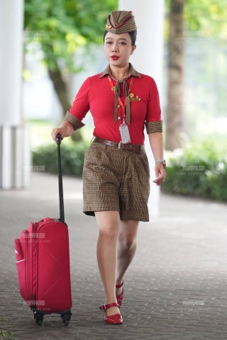 越南篇-越捷空姐制服肉丝第17季86P