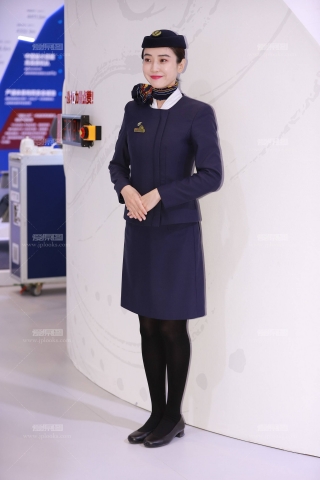 国航两位厚黑丝空姐