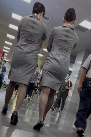 航空的展览高跟丝袜上集l