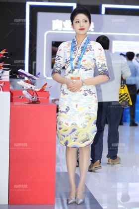 海航空姐灰si细高跟旗袍绝配端庄气质【套图✚视频】