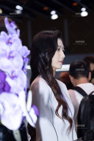 LB009-72P 某展台拍到的几位高端前台礼仪小姐