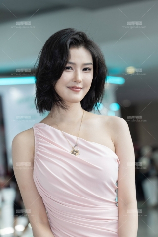 LB412-187P 成都车展-粉裙程儿女神肉丝美腿高跟鞋篇