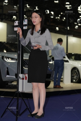 车展篇-知性美平底肉丝主播170P相机4K视4min