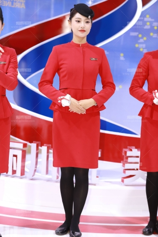 25CATA川航大红空姐
