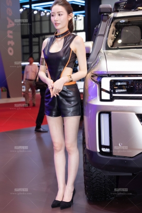 高端网红车模敏敏的美腿又来喽 133P