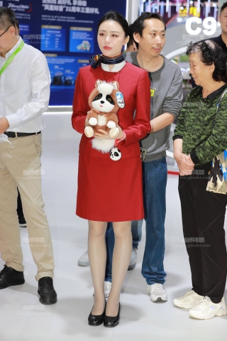 25旅交会国航浅灰丝空姐