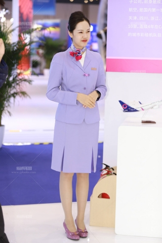 中联航身材高挑空姐