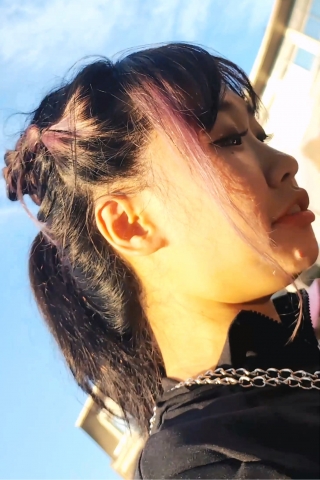 逛街美女的短裙嫩美腿脚跟gfvgt051