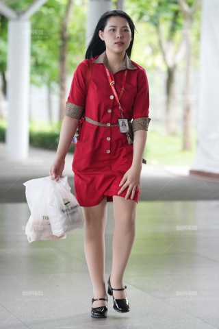 越南站-越捷柜台制服肉丝第18季82P